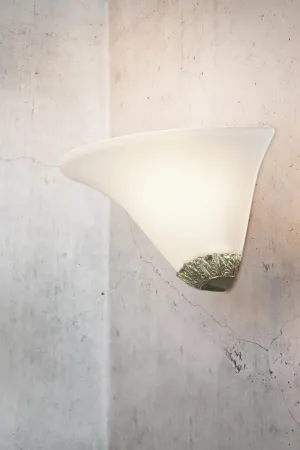 Conical Deco Glass Wall Light