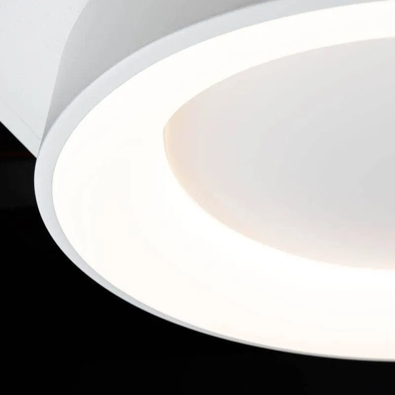 Coral Flush Ceiling Light White