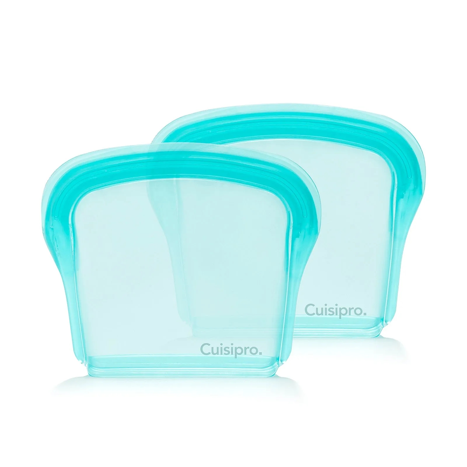 Cuisipro Pack-It Silicone Reusable Storage Bag, Set of 2, 200ml/6.75 oz