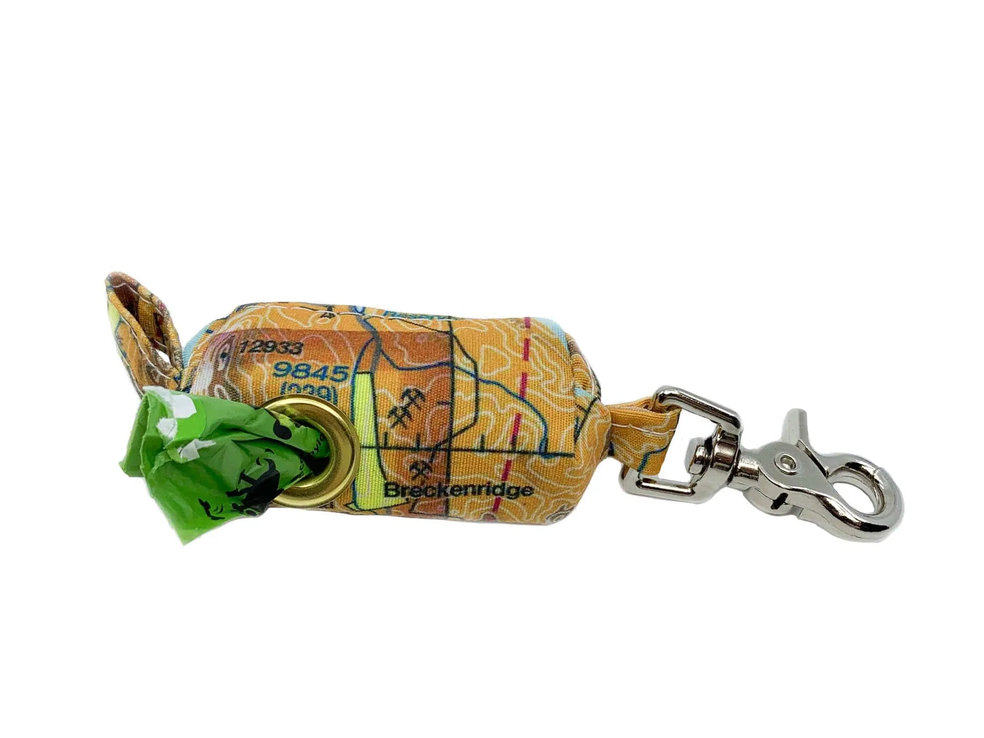 Custom Aviation Map Dog Waste Bag Dispenser