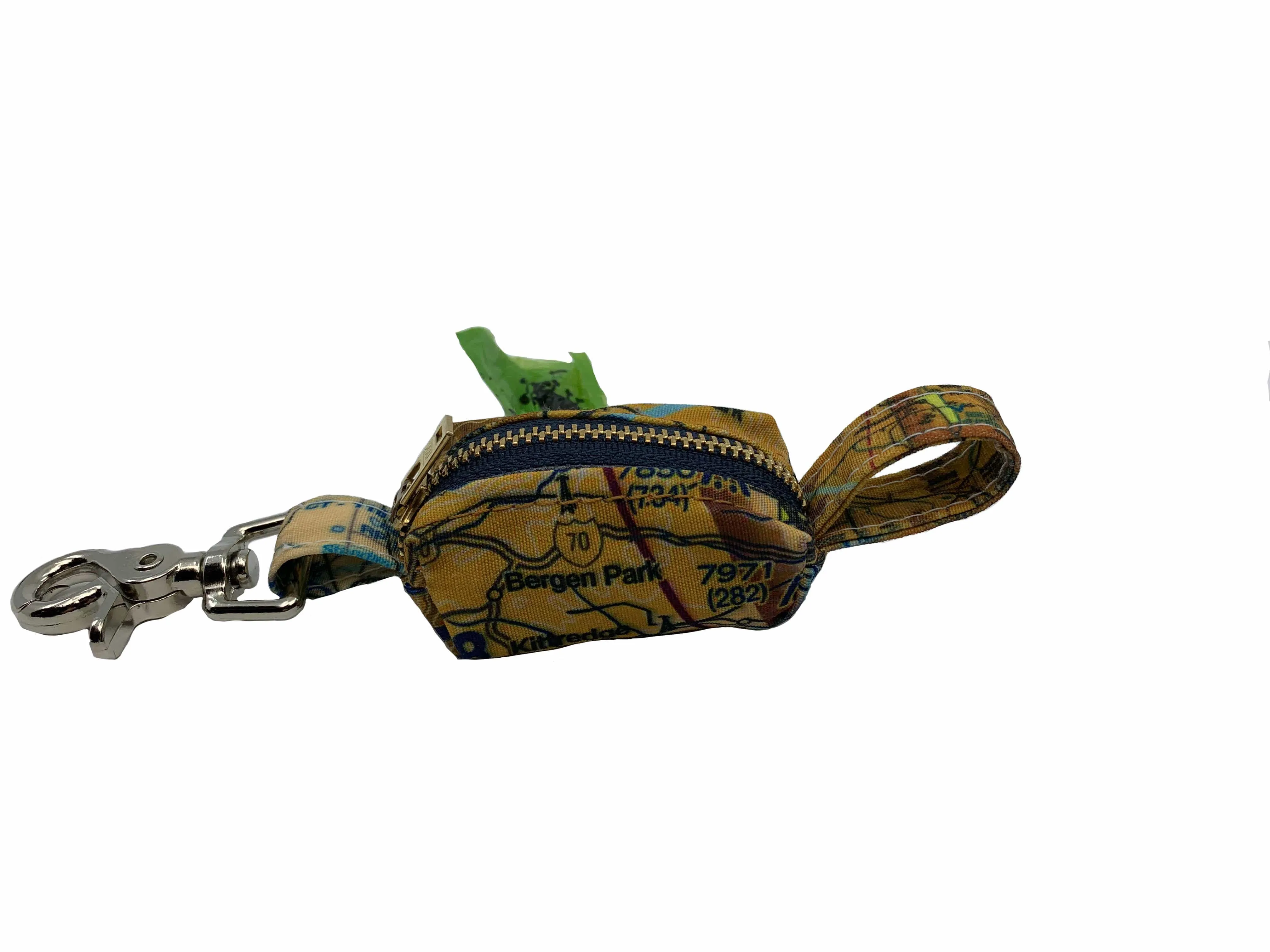 Custom Aviation Map Dog Waste Bag Dispenser