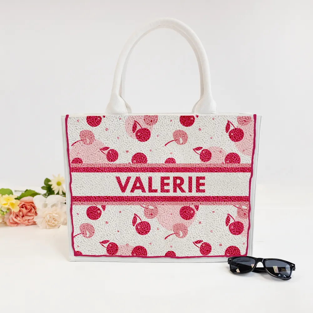 Custom Flower Tote Bag