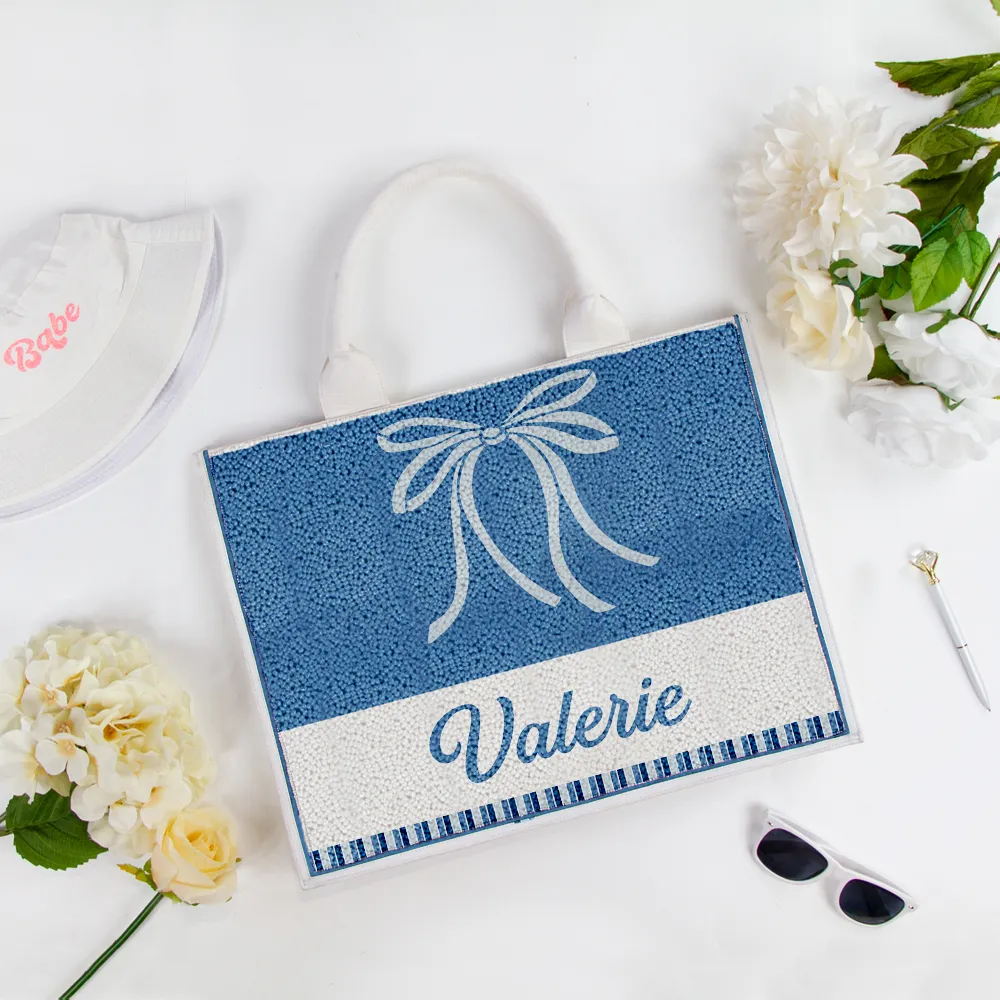 Custom Flower Tote Bag