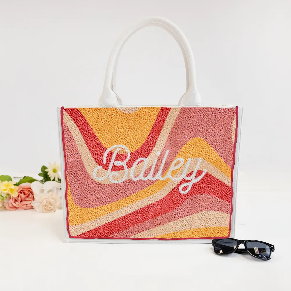 Custom Flower Tote Bag