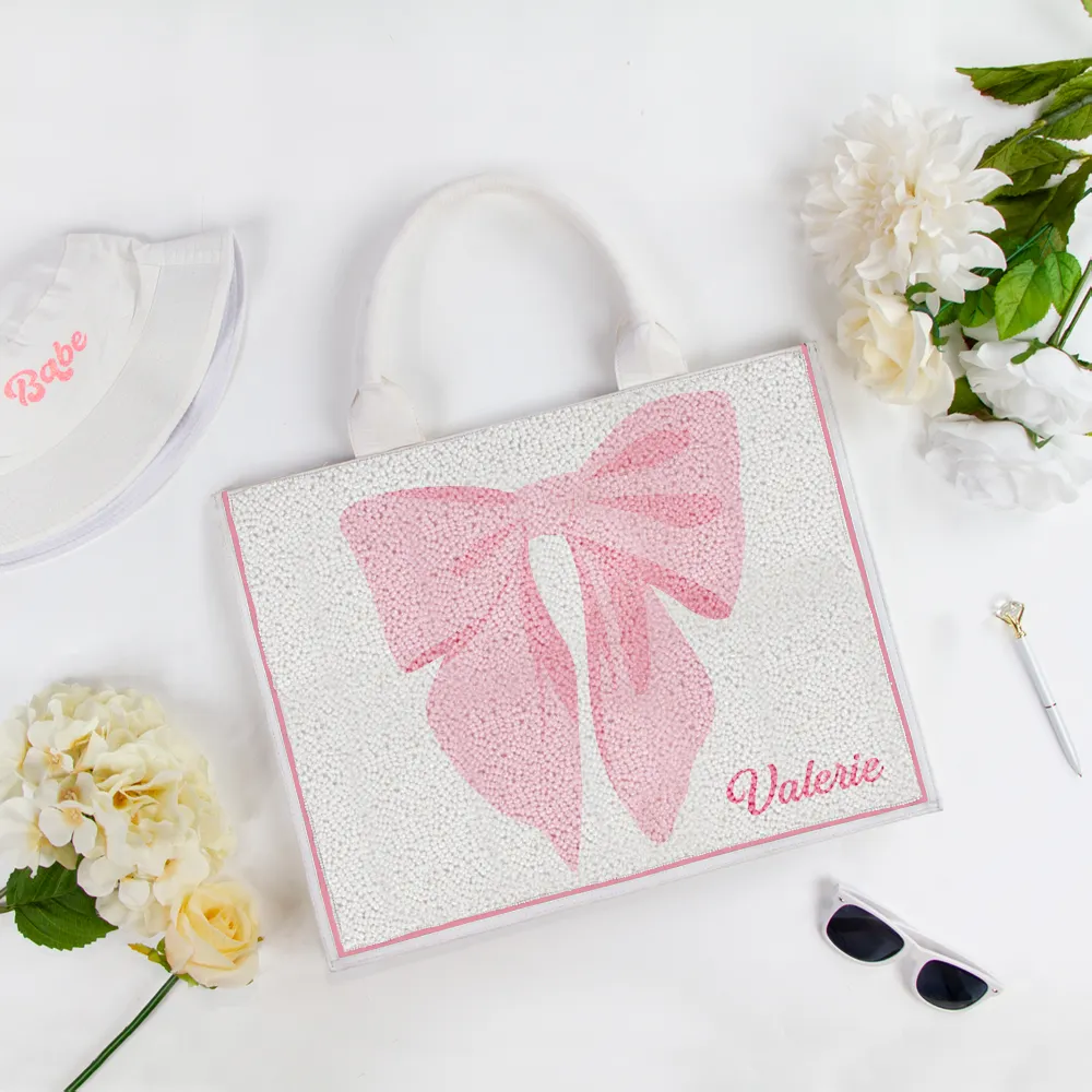 Custom Flower Tote Bag