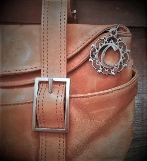Custom Monogram Purse Charm - Initial Bag Charm