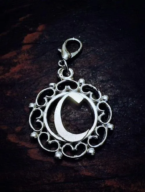 Custom Monogram Purse Charm - Initial Bag Charm