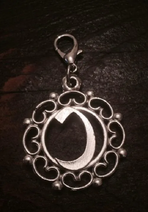 Custom Monogram Purse Charm - Initial Bag Charm
