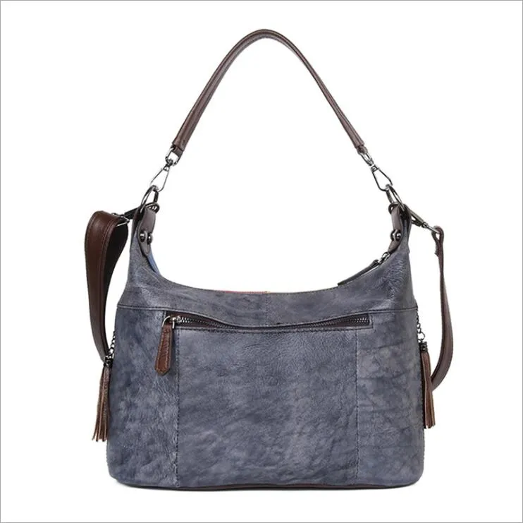 Cute Ladies Leather Shoulder Bags Genuine Leather Handbags For Women