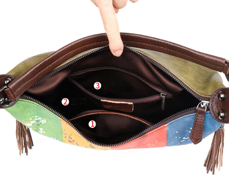 Cute Ladies Leather Shoulder Bags Genuine Leather Handbags For Women
