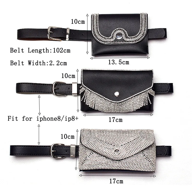 Diamond Casual Women's Waist Bag
