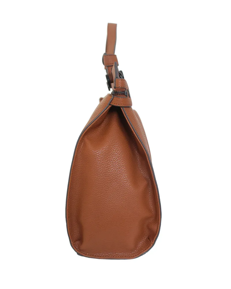 Dione Satchel in Cognac
