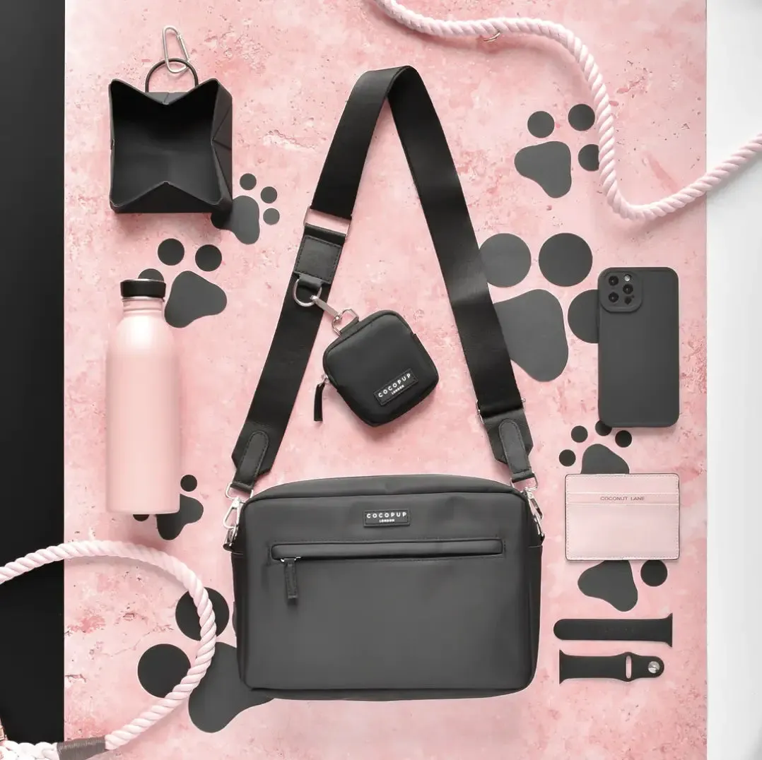 Dog Walking Bag, Large, Black