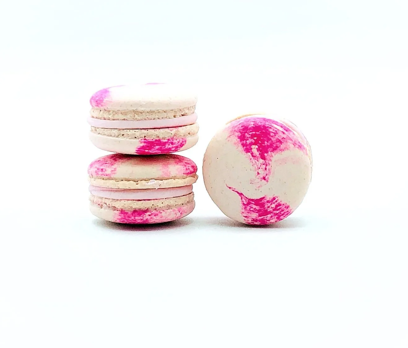Dragon Fruit Vegan Macarons