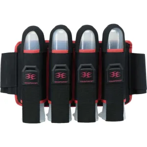 Empire Omega 4 Pod Harness - Black / Red