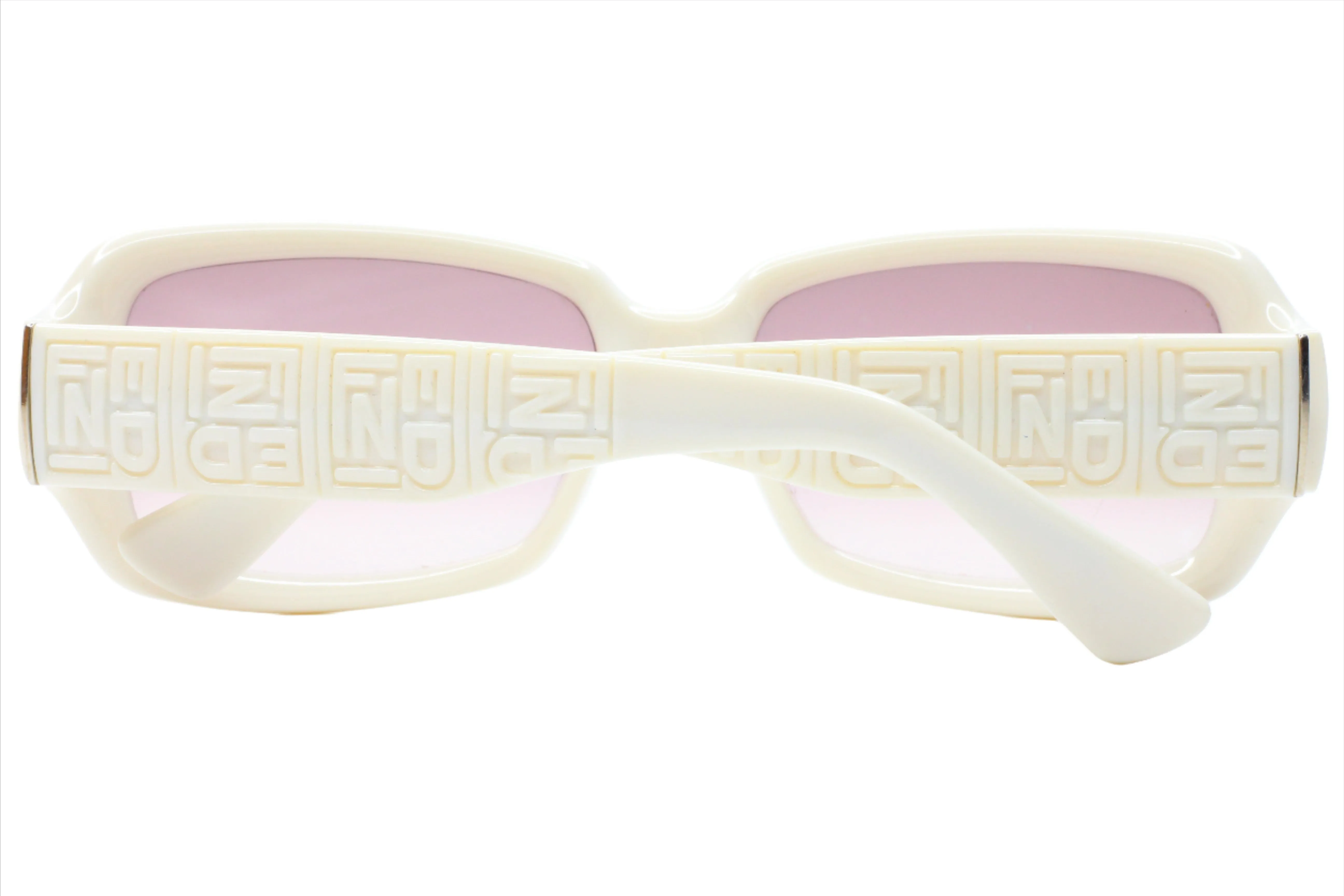 Fendi FS5008 Off White Gradient Acetate Luxury Italy Sunglasses