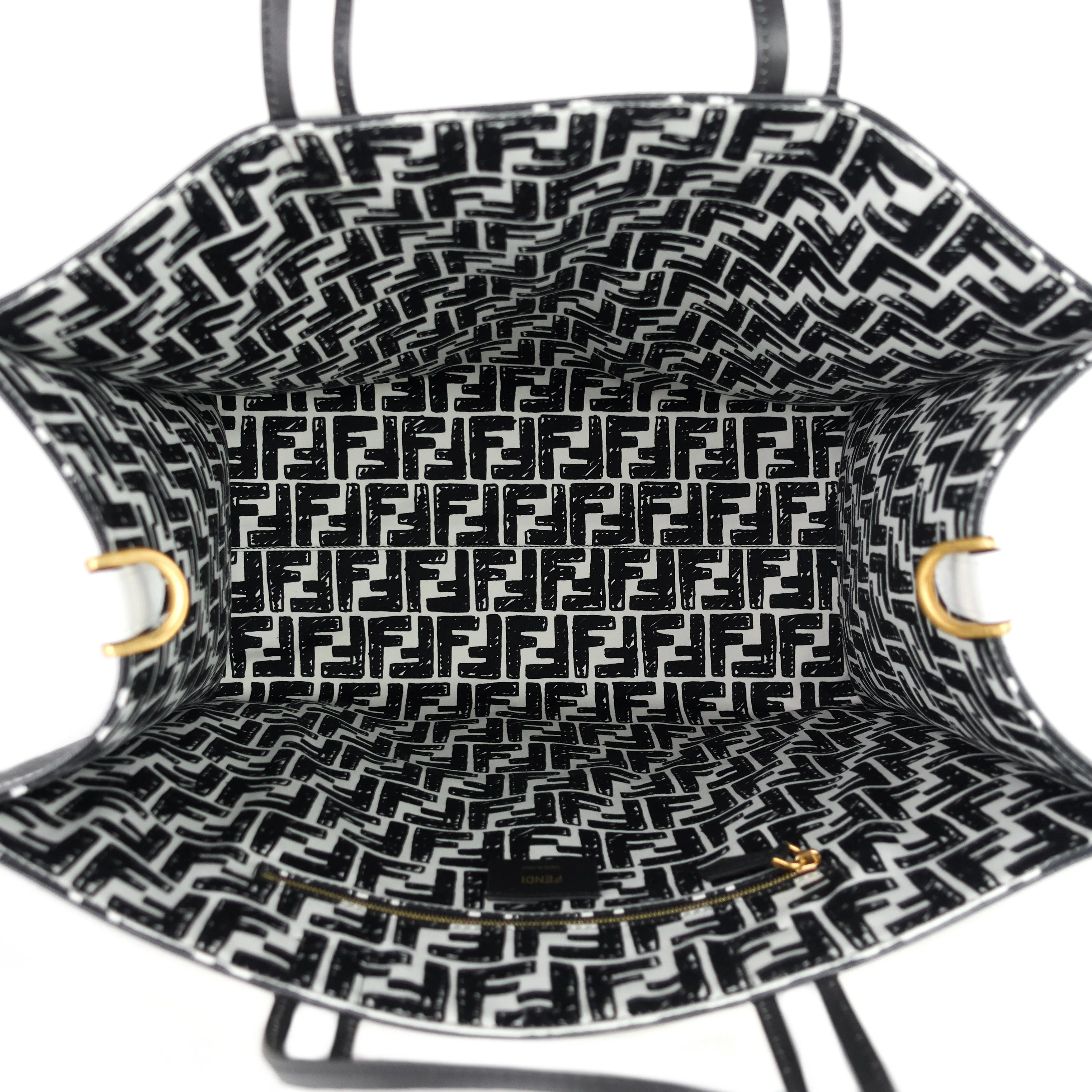 FENDI Joshua Vides Coated Canvas Tote Bag