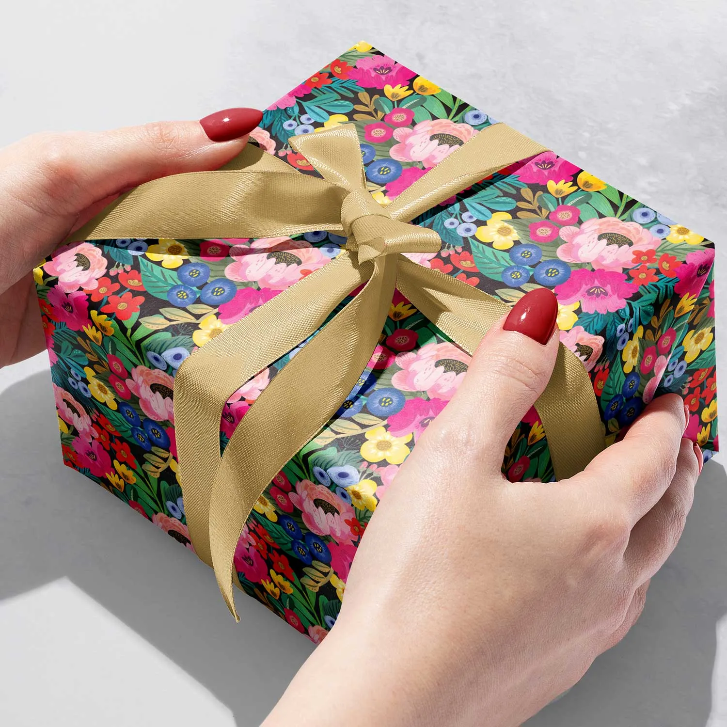 Floral Burst Gift Wrap