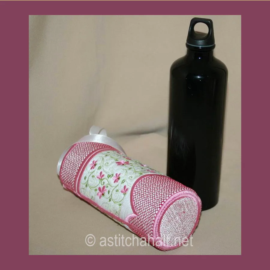 Florette Wine or Water Bottle Tote