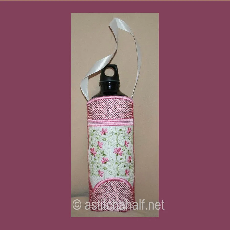 Florette Wine or Water Bottle Tote