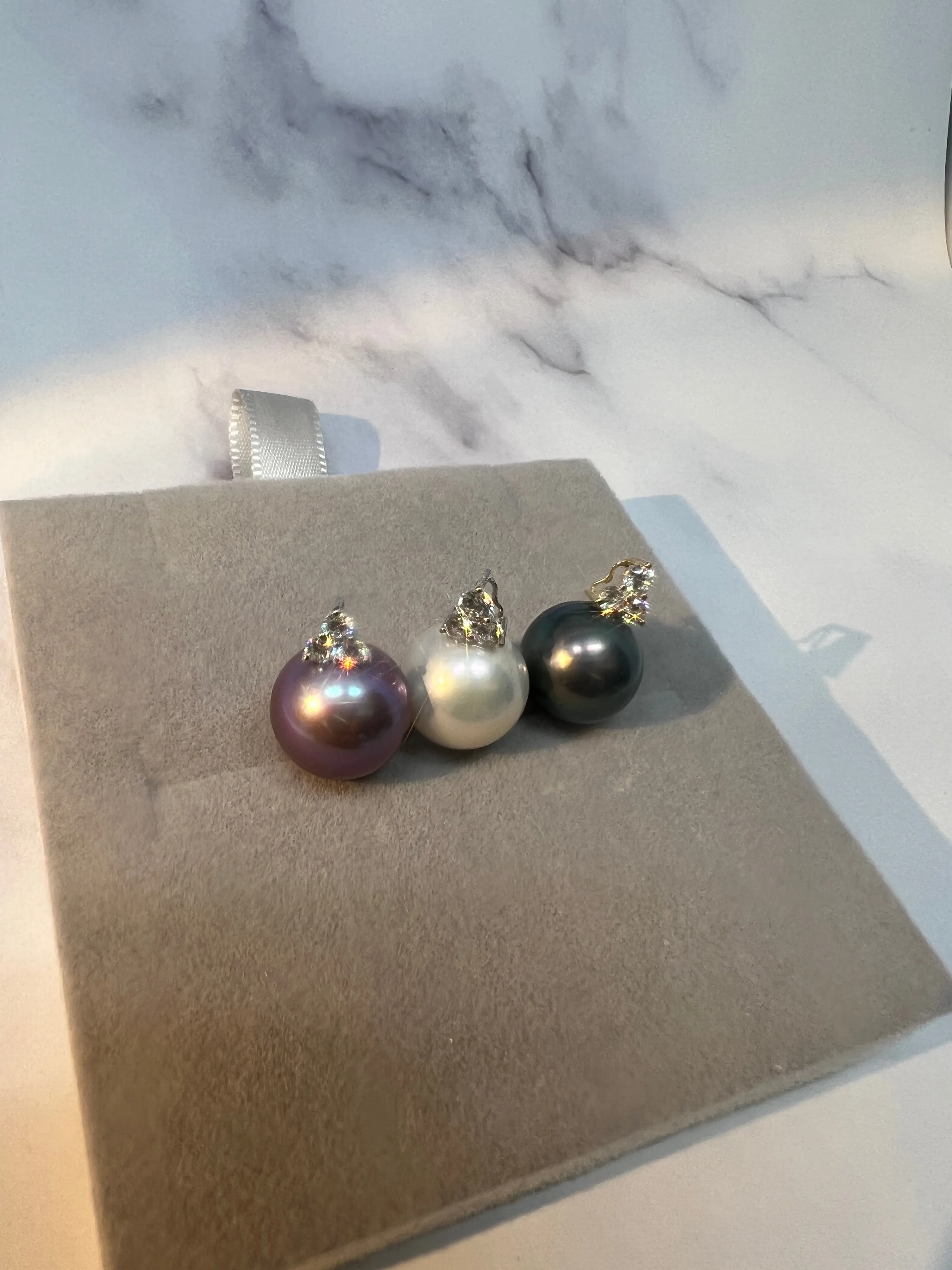 G14K Trinity Edison Pearl Pendant