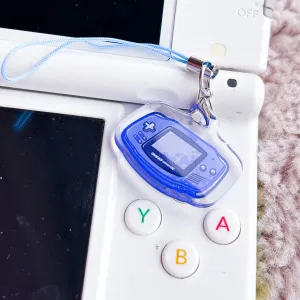 Gameboy Advanced Mini Charm | Retro Console Phone Charm Nostalgia Gift for Gamers