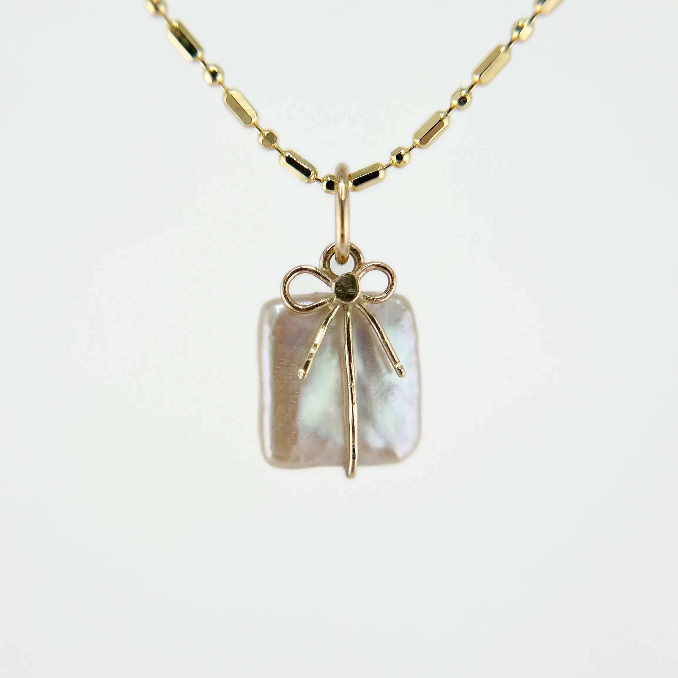 Gift Box Pearl Charms