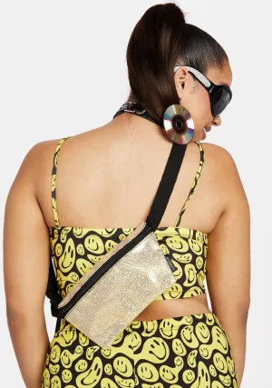 Gold Glam Glitter Fanny Pack