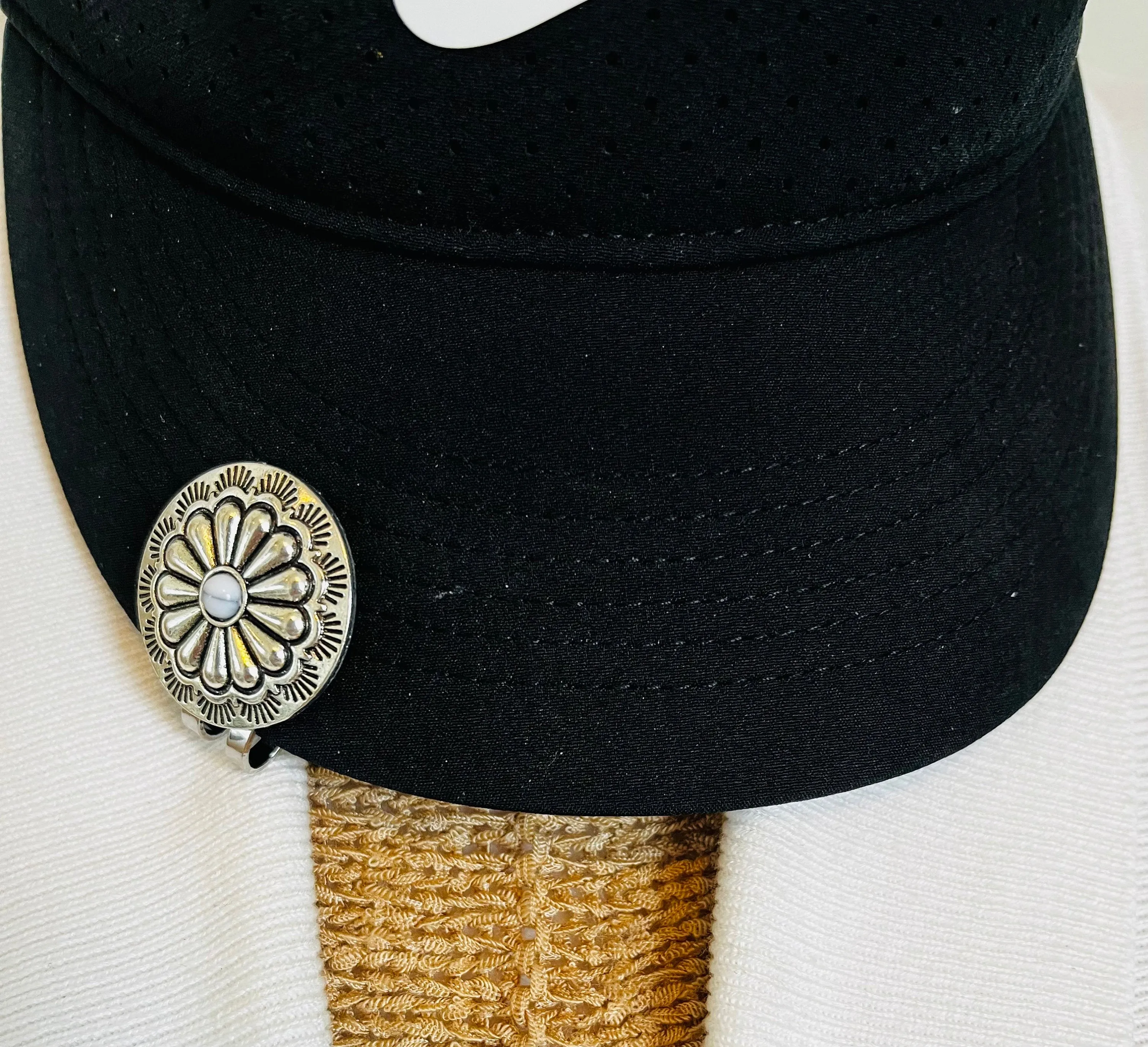 Golf Markers Round Golf Ball Marker With Magnetic Clip for Hat Clips for Cap Golf Ballmarker Gift for Golfer Golf Gift Idea for Her