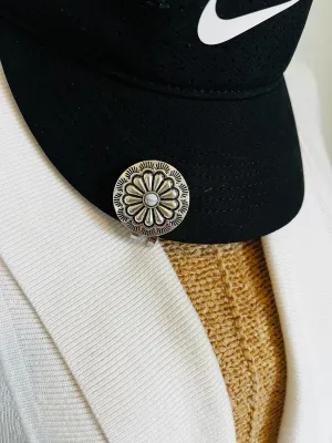 Golf Markers Round Golf Ball Marker With Magnetic Clip for Hat Clips for Cap Golf Ballmarker Gift for Golfer Golf Gift Idea for Her