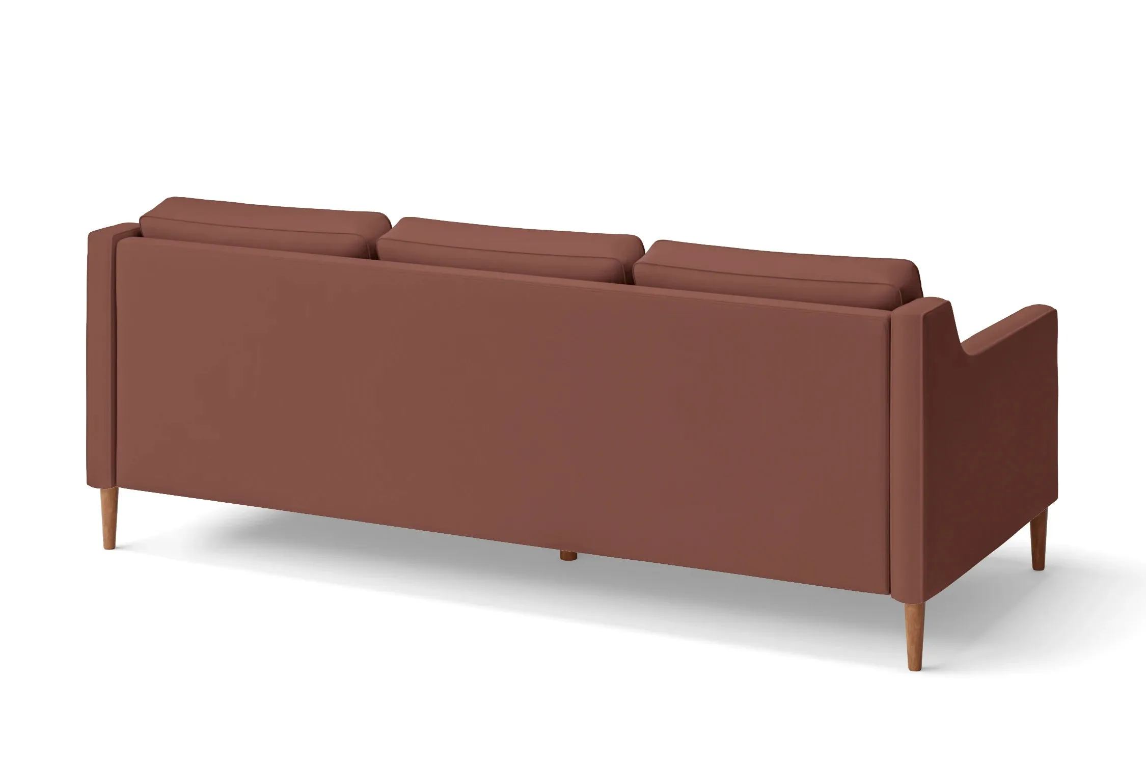 Greco 3 Seater Sofa Mauve Leather