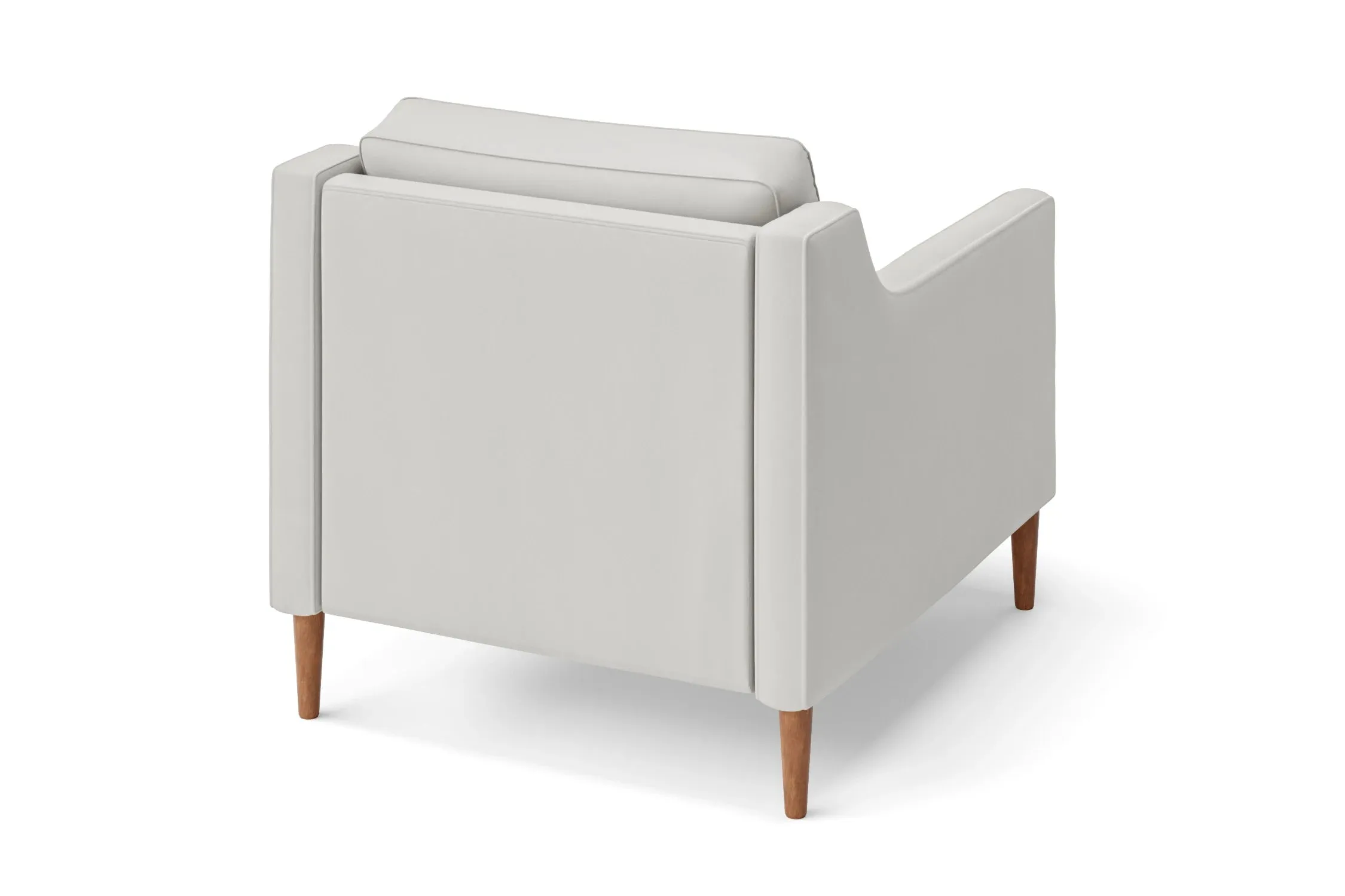 Greco Armchair White Leather