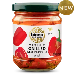 GRILLED RED PEPPERS IN OIL