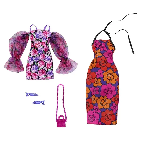 GWC32 BARBIE FASHIONS FLORAL PATTERNS
