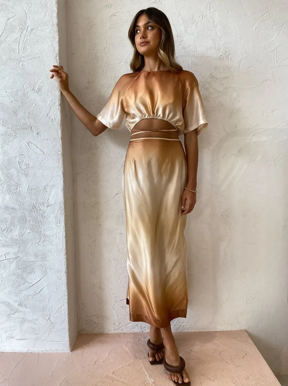Hansen and Gretel Sahara Skirt in Sunset