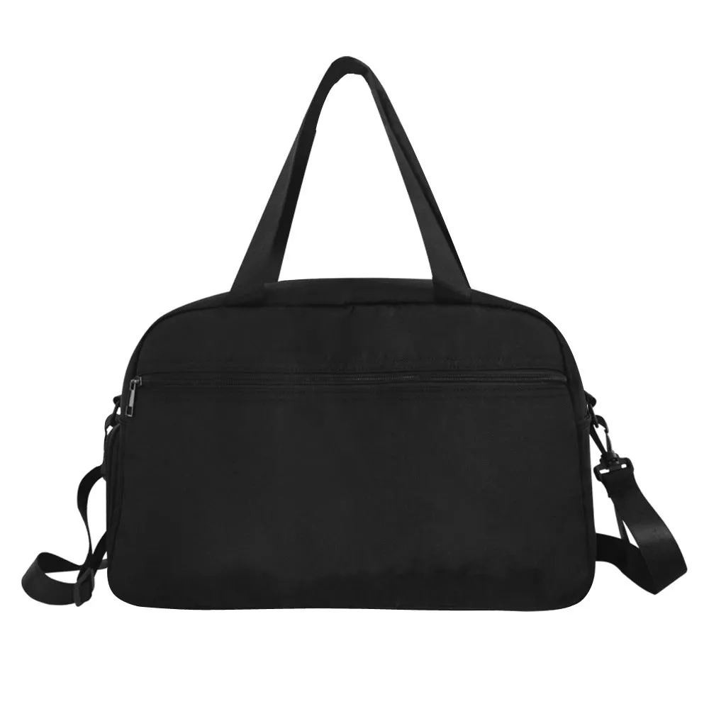 HeadBanger BlK Duffle Travel Bag with shoe compartment