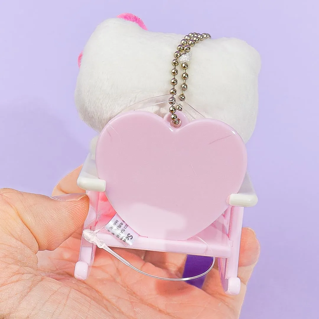 Hello Kitty Baby Plushie Charm With Rocking Chair