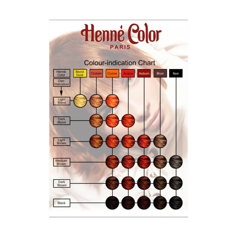 Henne Color Auburn Henna Powder