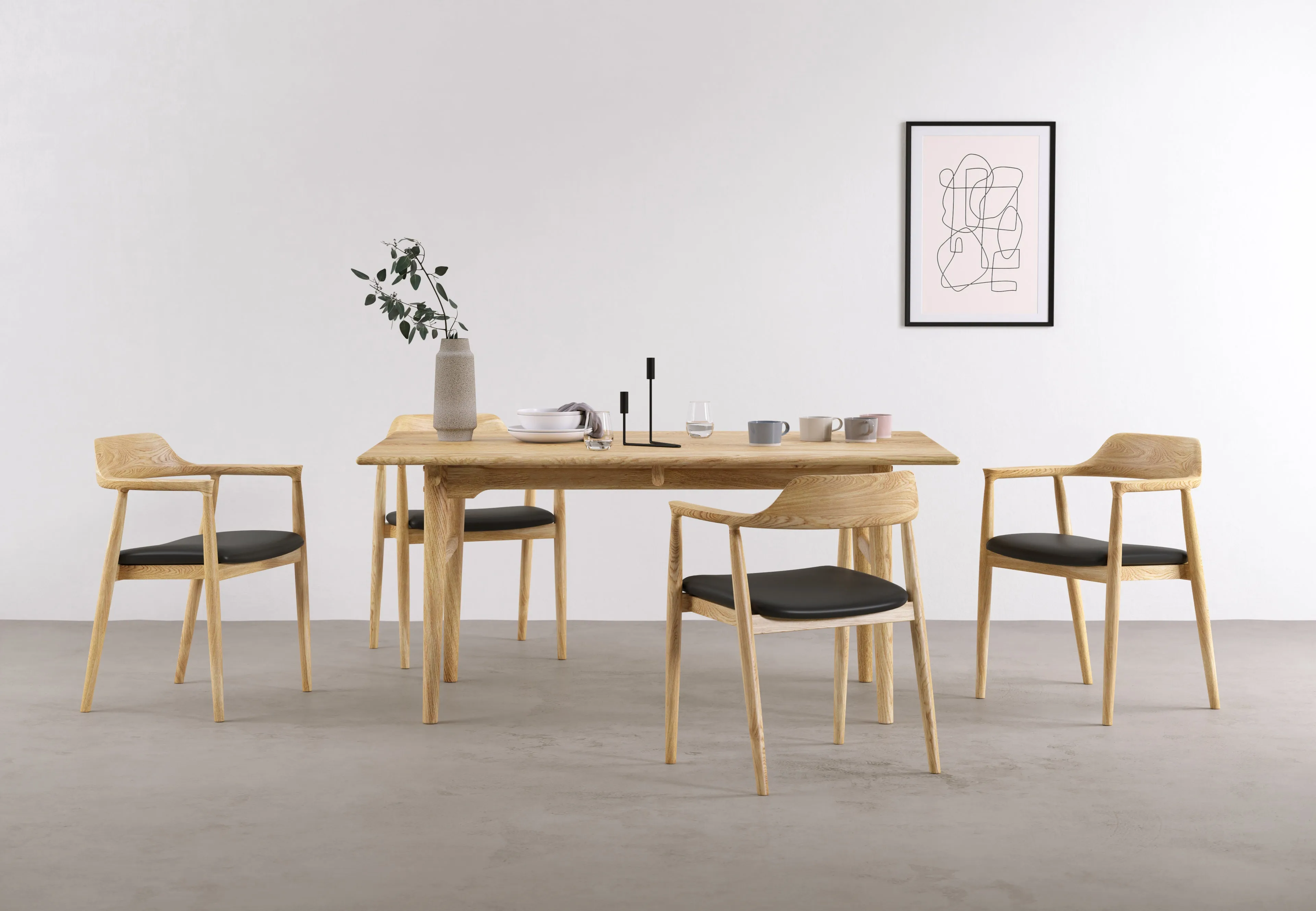 Hiroshima - Hiroshima Armchair, Ash