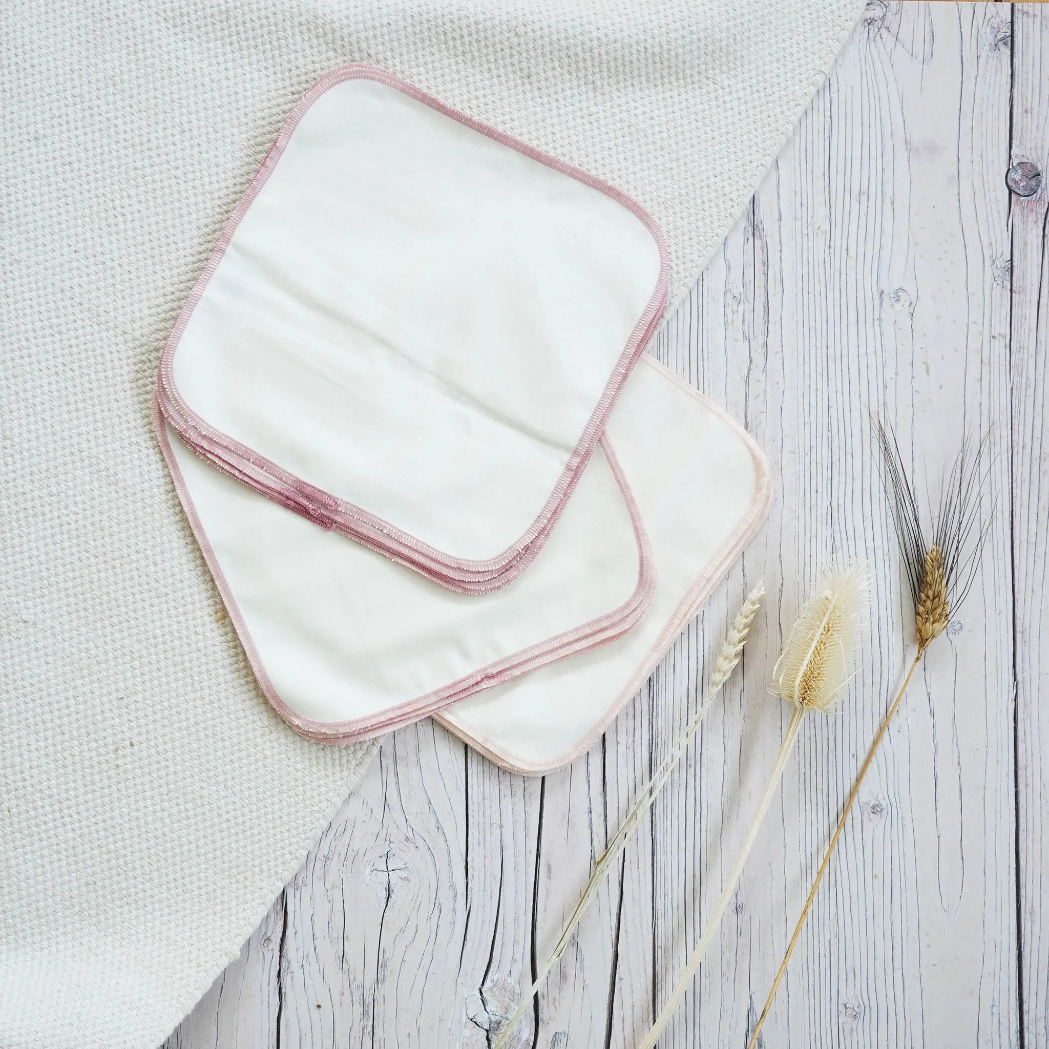 Imse Vimse Reusable Organic Cotton Wipes - 10 Pack