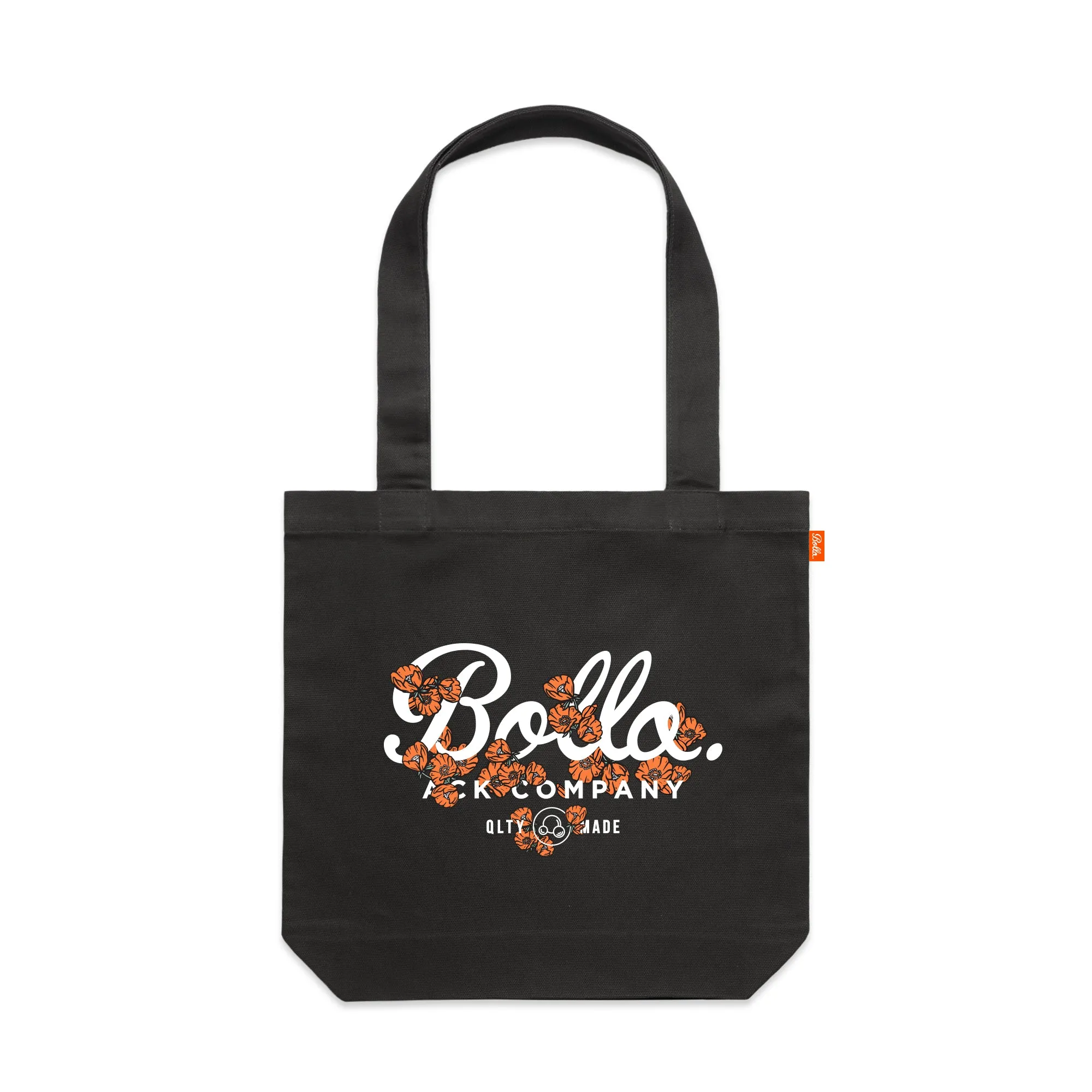 INSIGNIA POPPY TOTE BAG - COAL