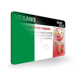 Italian Vegan Card