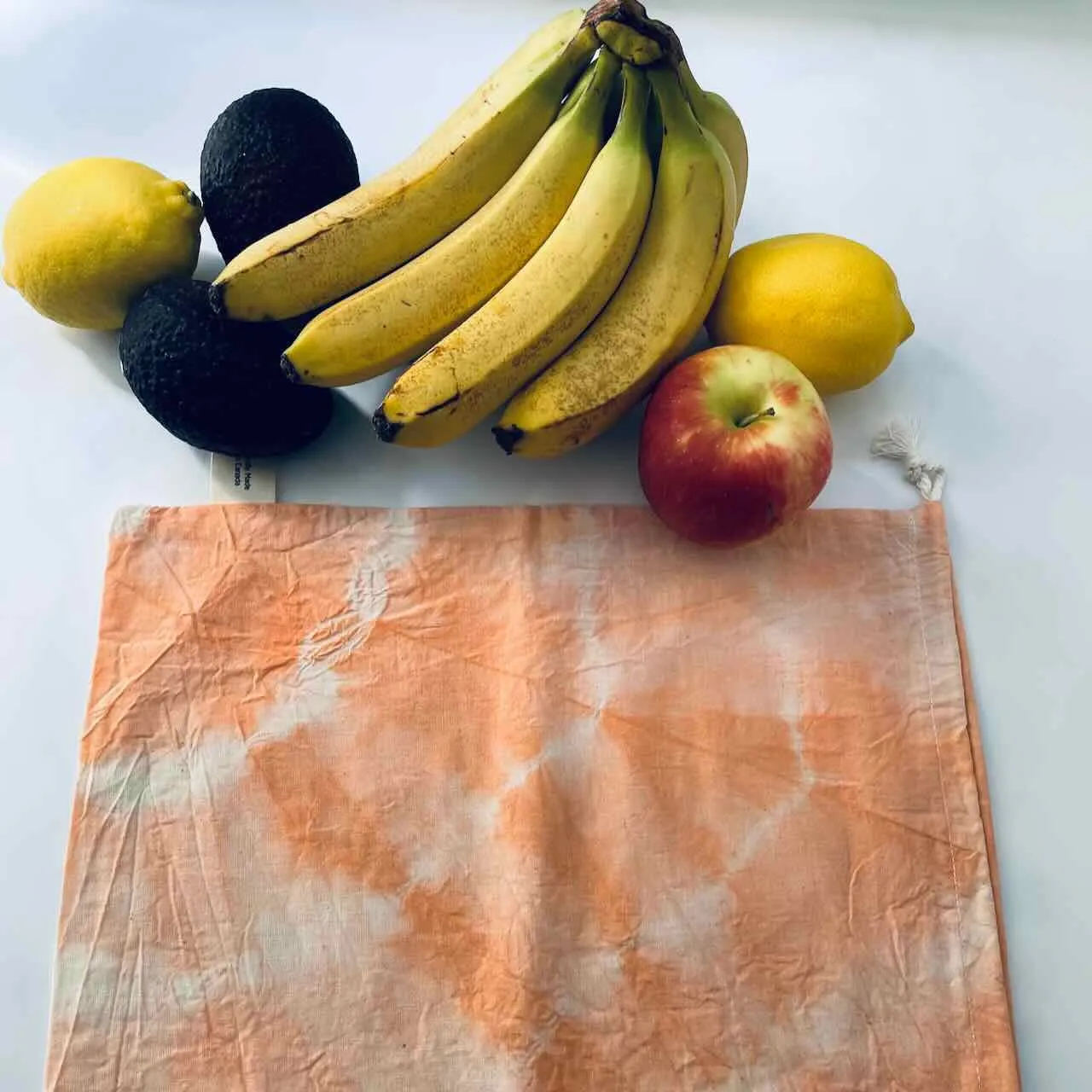 Large Tie-Dye Organic Cotton Reusable Produce Bag