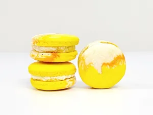 Lemon Cheesecake Vegan Macarons