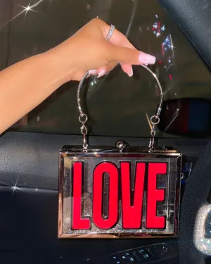 Love Acrylic Clutch