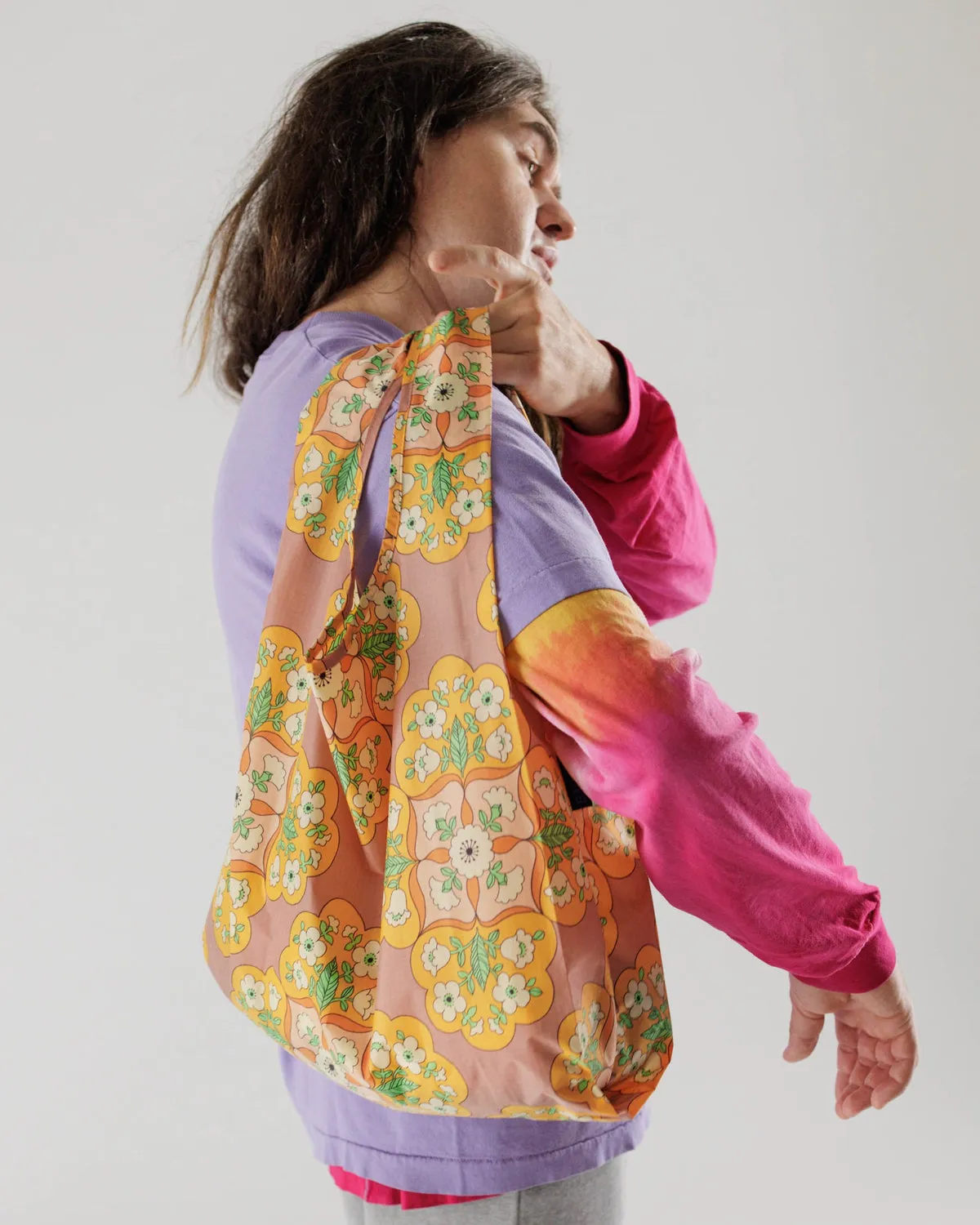 Medallion Floral Standard Baggu