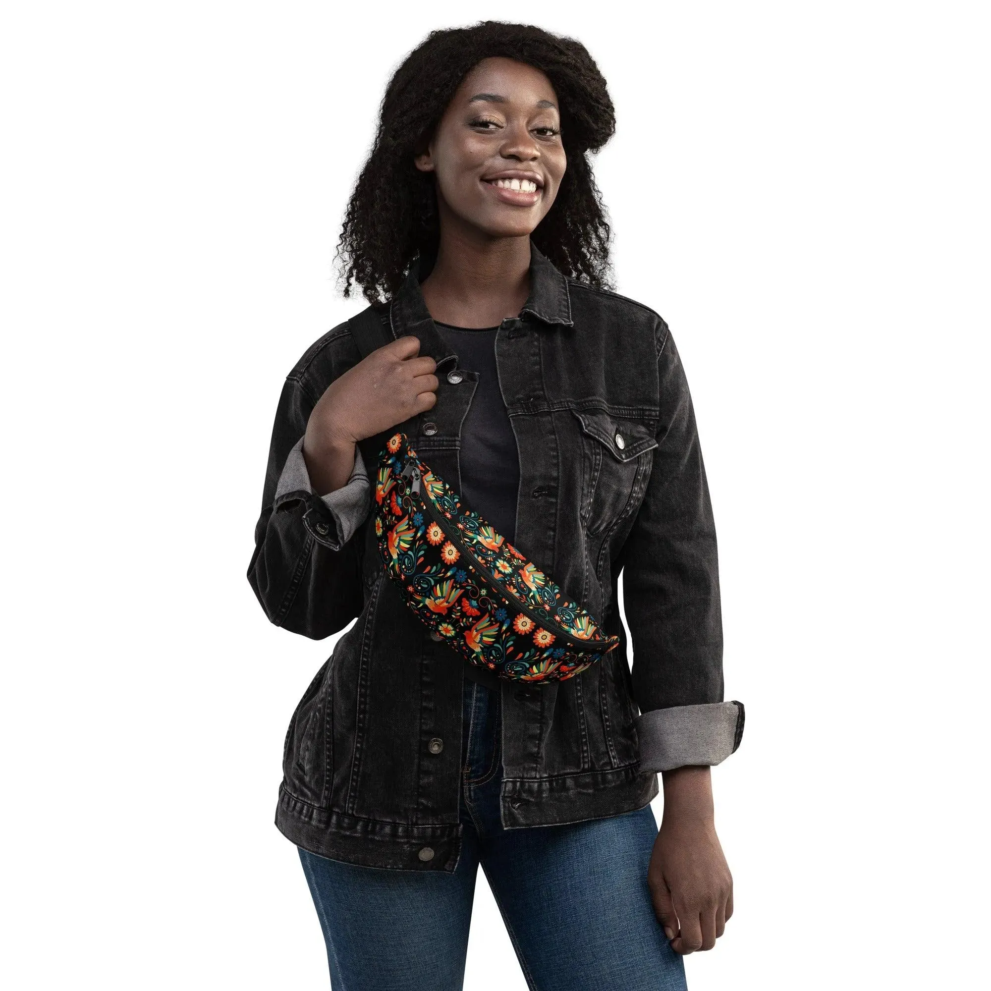 Mexican Otomi Print Fanny Pack