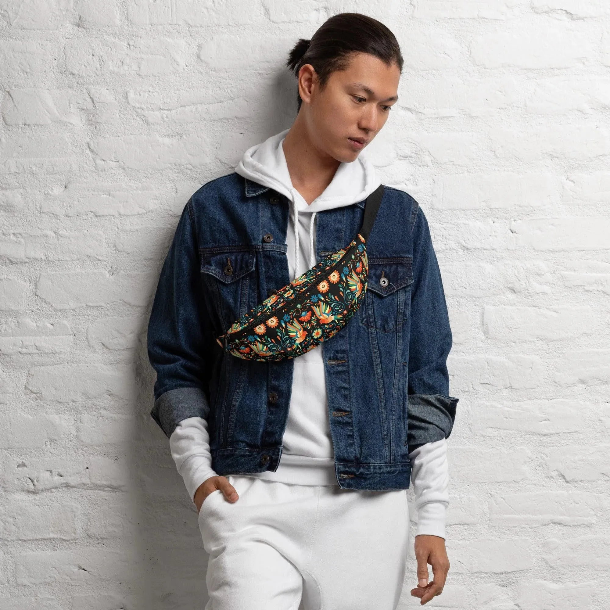 Mexican Otomi Print Fanny Pack