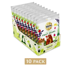 MINI FRUIT BEARS - 10 PACK