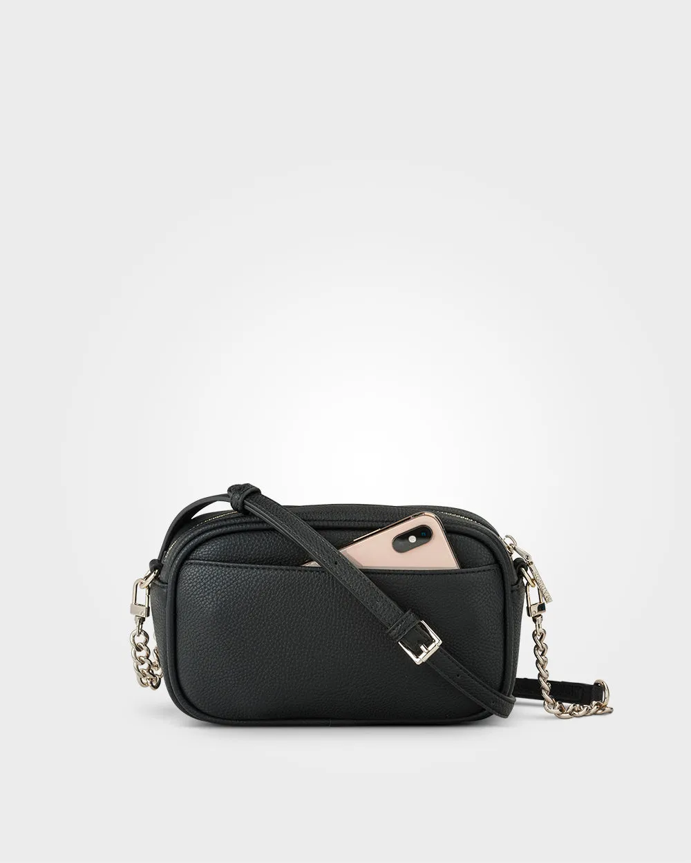 Mini Monica Camera Crossbody Bag   Stripe Bag Strap